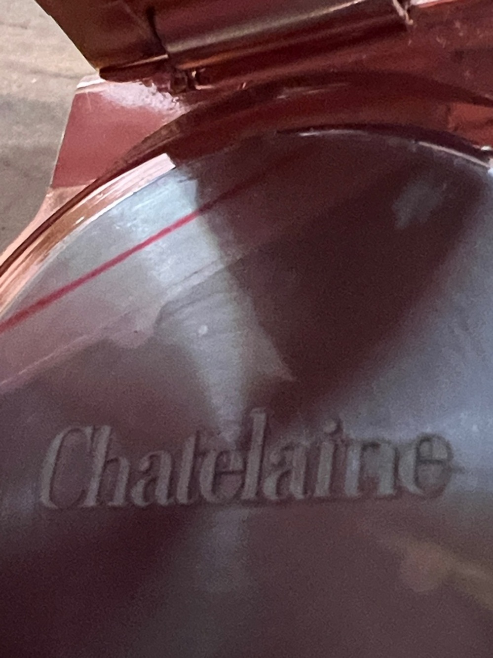 Chatelaine Embossed Compact Rose Gold Tone Watch - Picture 2 of 9